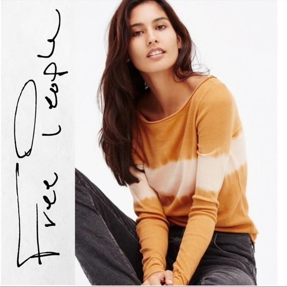 Free People Tops - Free People dip dye thermal